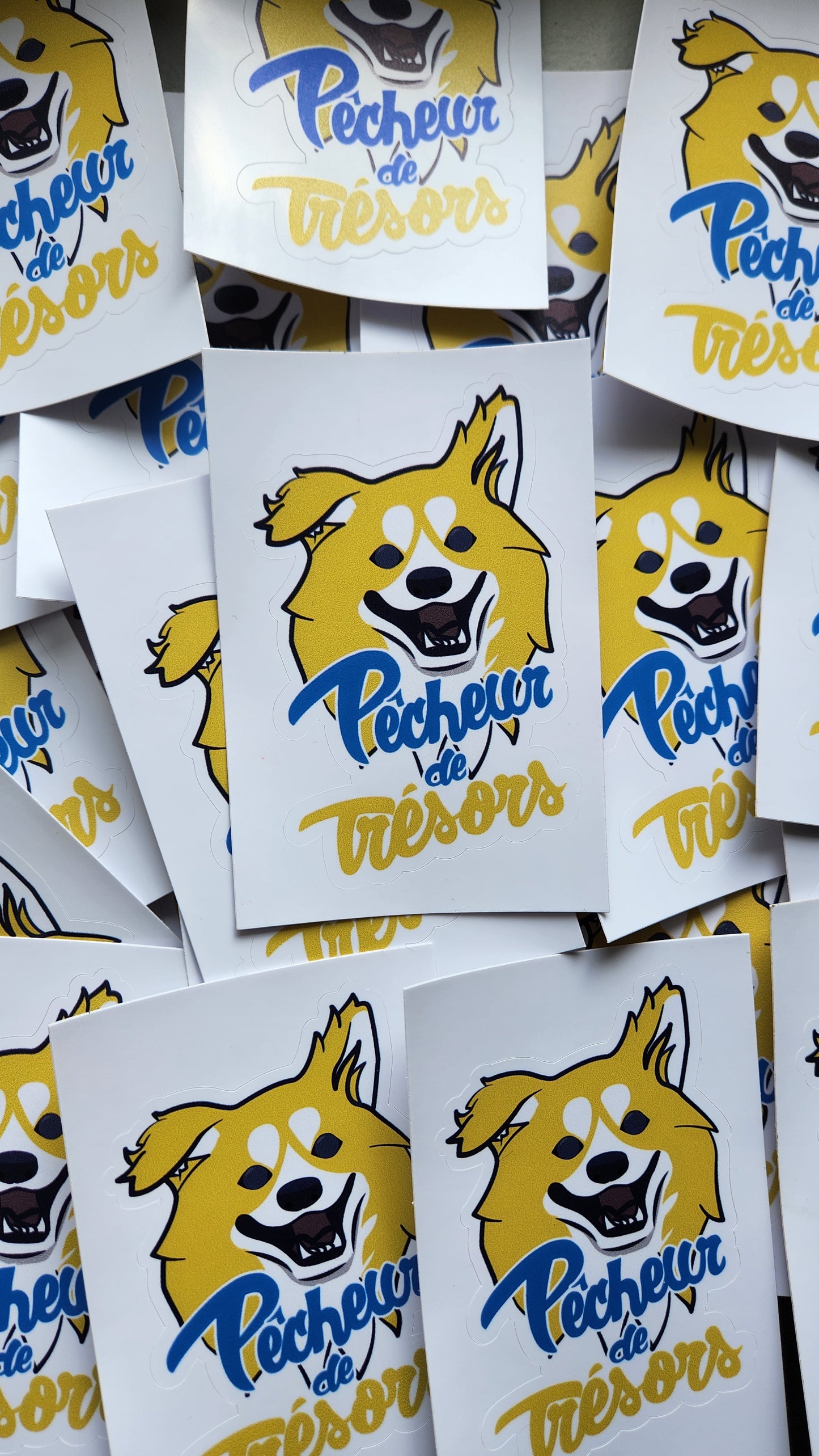 Sticker Pêcheur de Trésors Logo Rasta UV résistant et imperméable