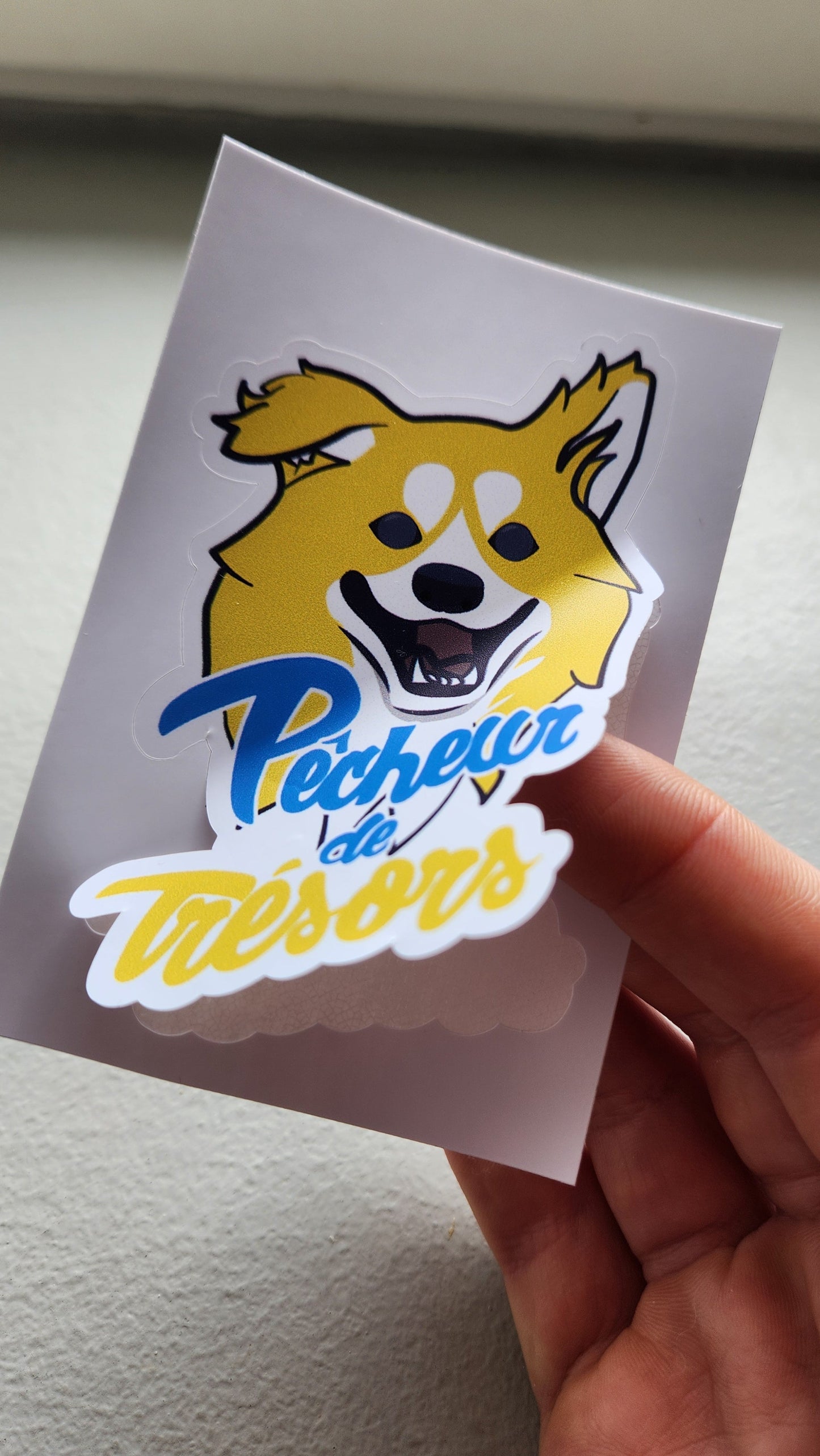 Sticker Pêcheur de Trésors Logo Rasta UV résistant et imperméable