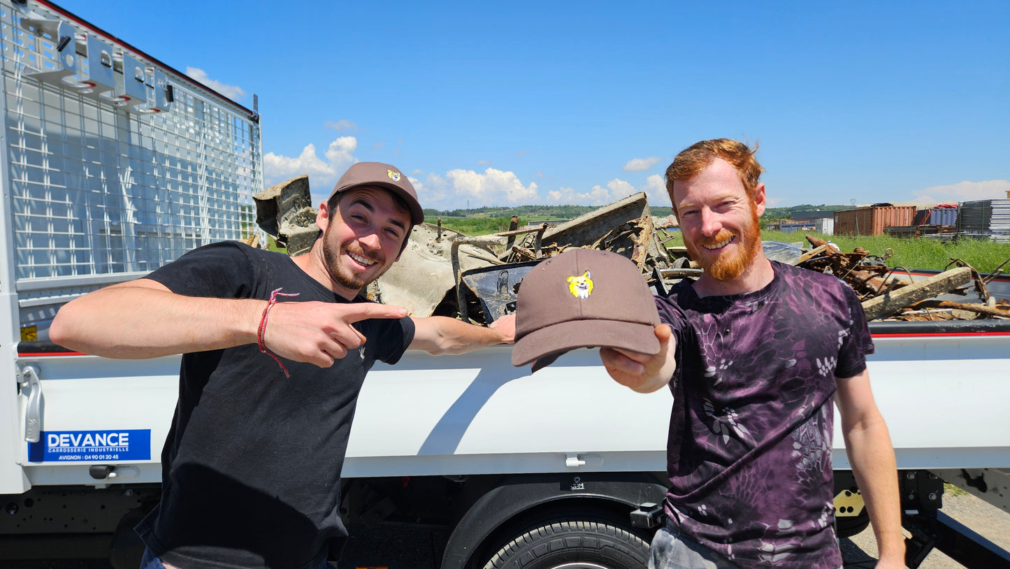Casquette Pêcheur de Trésors Brodée Rasta Fabriquée en France